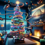 Unicorn Christmas Tree – Ai Generated Image – FREE Download