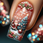 Gingerbread Man House Nail Art – FREE Image Download