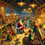 santas workshop 1900 – FREE Image Download