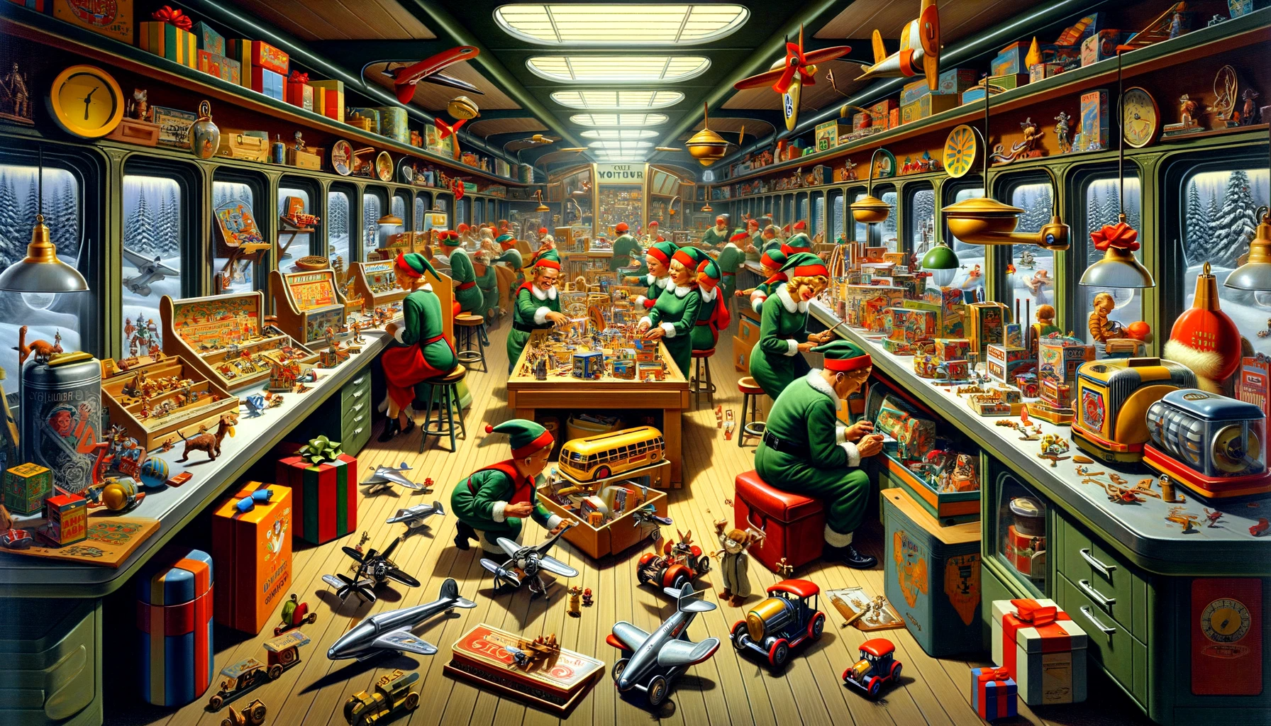 Santas Workshop 1930