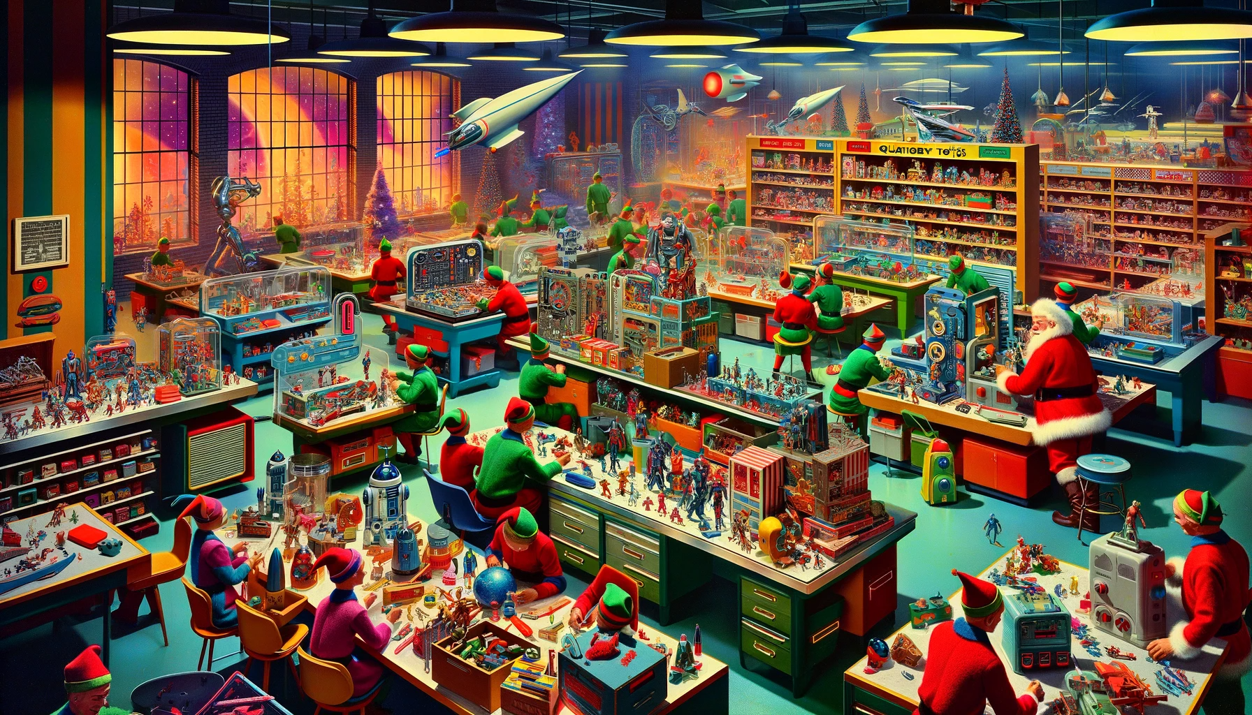 Santas Workshop 1960