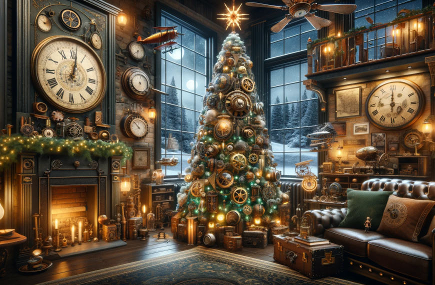 Steampunk Christmas tree