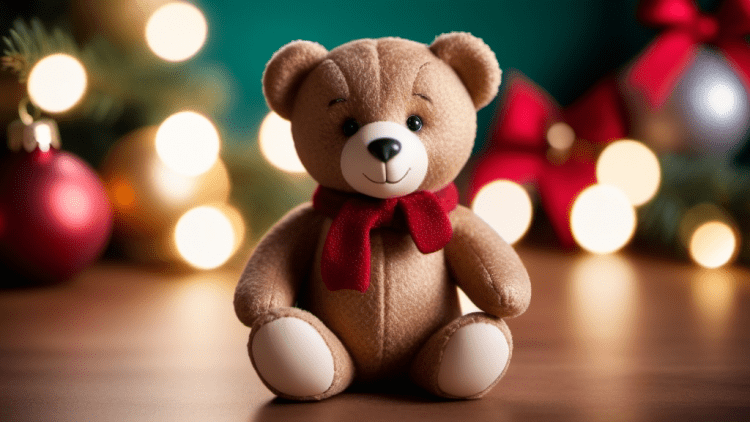 Teddy bear ornament