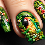 Christmas Tree Nail Art Elegant Press On Nails – FREE Image Download