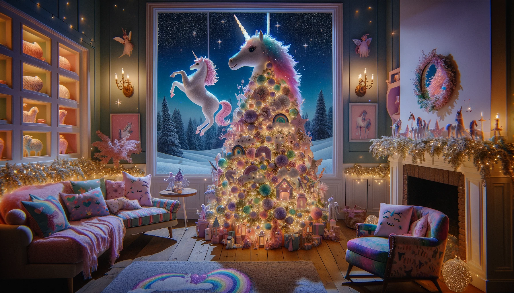 Unicorn Christmas Tree