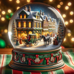 Magical Castle Christmas Snow Globe – FREE Image Download