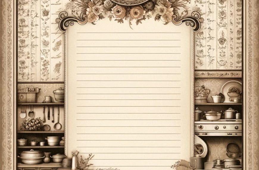 Vintage kitchen notepad stationary 1 scaled