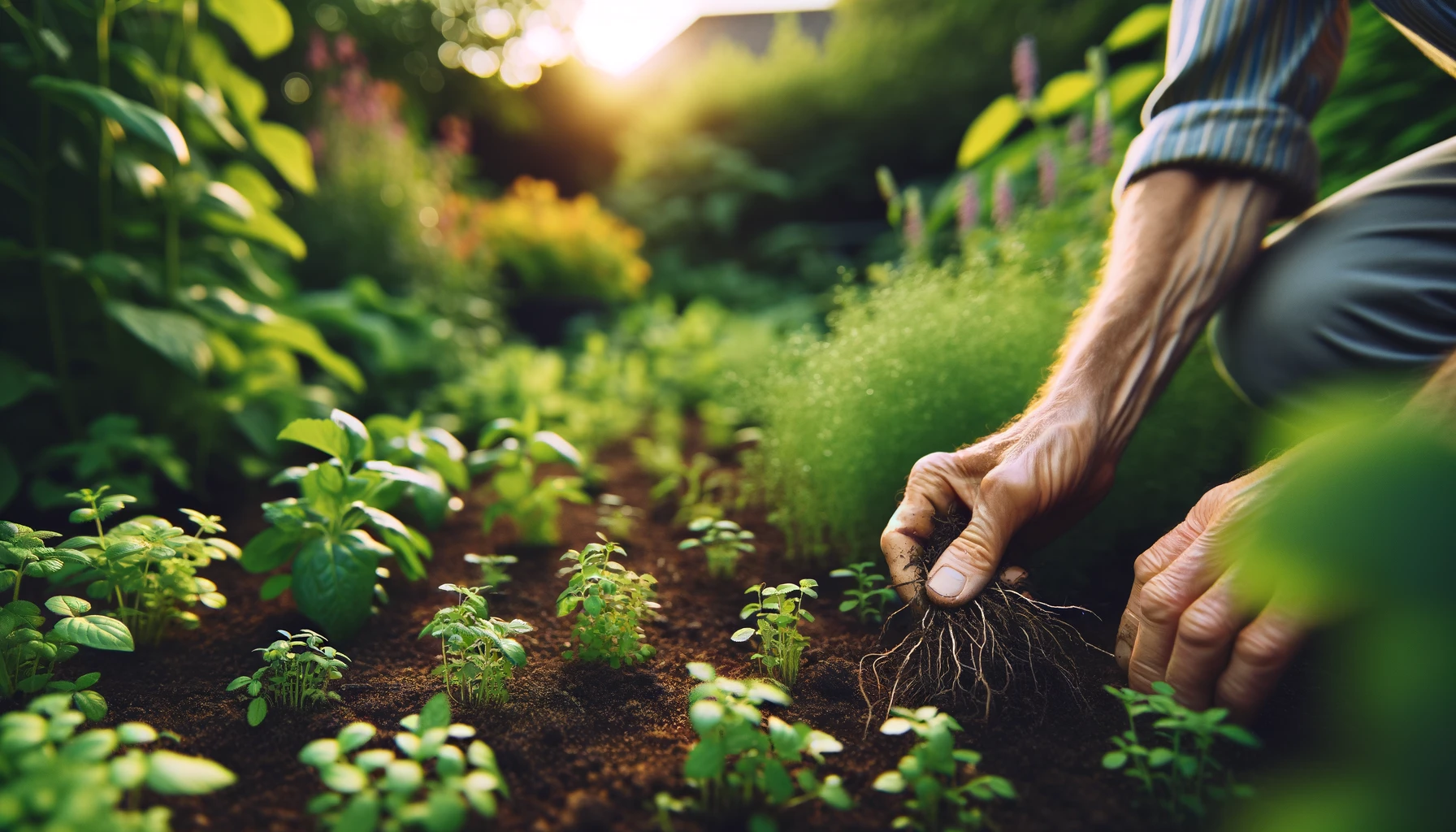 Weeding a Garden