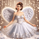 Woman with Christmas Present – Ai Generated Image – FREE Download