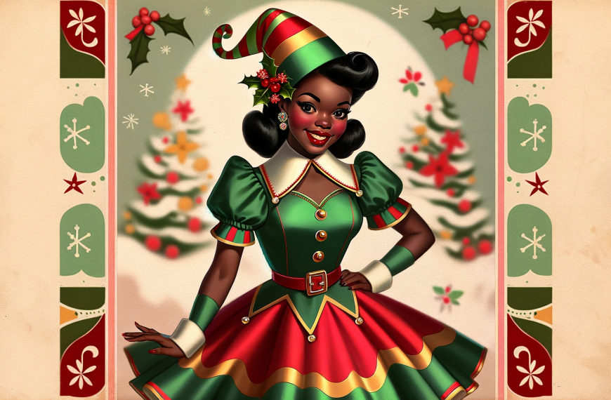 Woman in Elf Dress