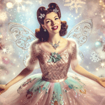 Woman in Snowman Dress – Ai Generated Image – FREE Download