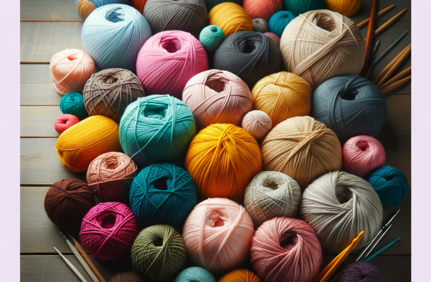 a collection of colorful yarn balls