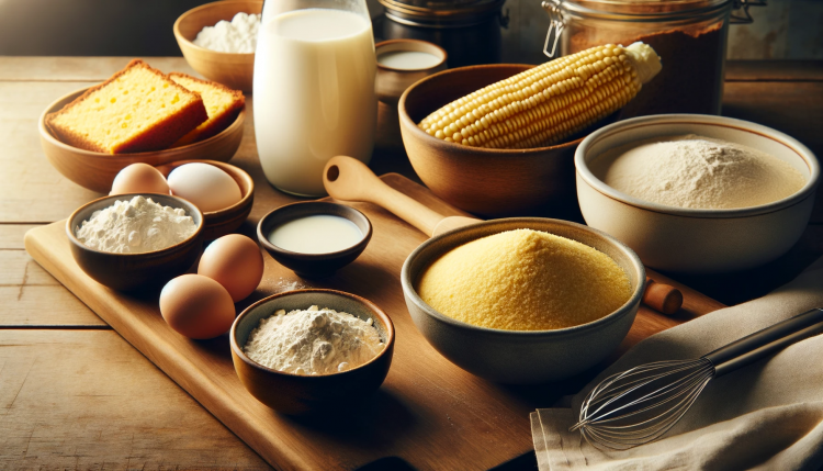 baking process of cornbread