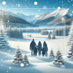 Snow Landscape Scene – Ai Generated Image – Royalty FREE Download