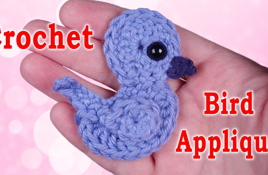 crochetbirdapplique