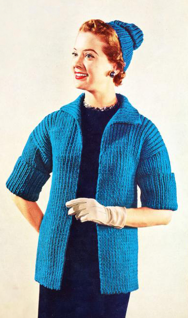 Knit Finger tip length coat