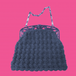 Easy Moss Stitch Bag – FREE Vintage Crochet Pattern – Trigon Bag