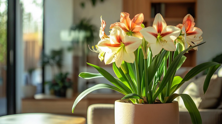 Amaryllis as decor
