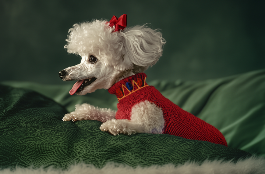 Beaded Dog Sweater Knitting pattern