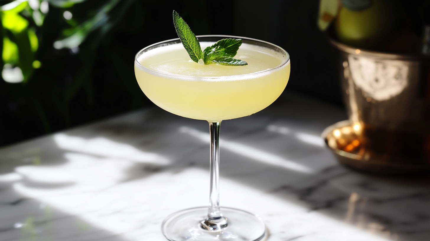 apple ginger mocktail Ai generated iamge